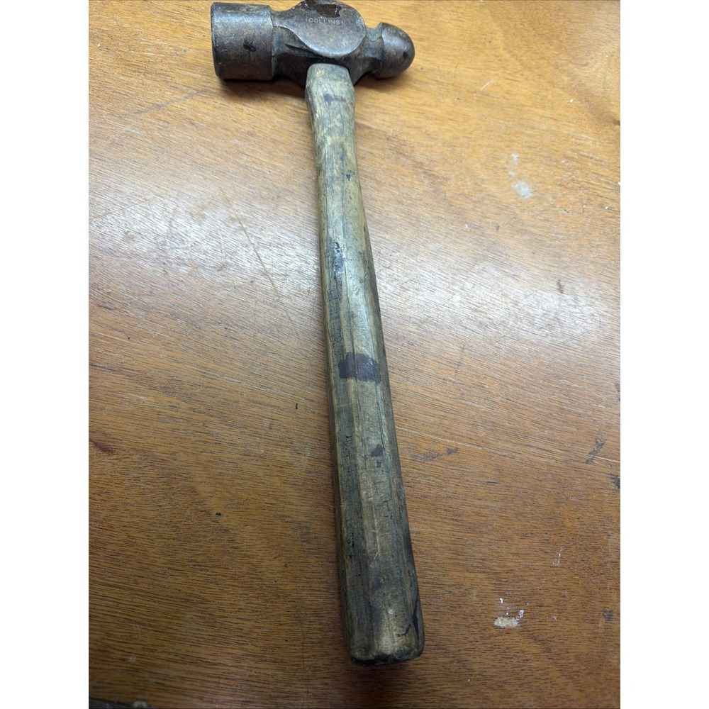 Genuine Collins Ball Peen Hammer 3.4 Lb PRE OWNED
